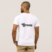 タキシードのシャツ Tシャツ (裏面フル)