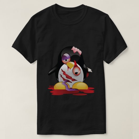 タキシードのゾンビ Tシャツ (デザイン正面)