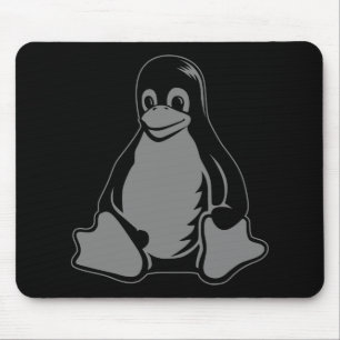 タキシードのペンギン- (Linux、開いた源、Copyleft、FSF) マウスパッド