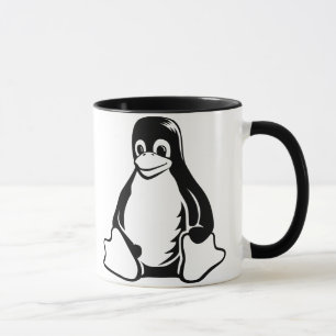 タキシードのペンギン- (Linux、開いた源、Copyleft、FSF) マグカップ