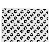 タキシードのポープリント ラージペーパーバッグ (裏面)