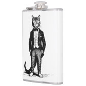 タキシードの上品な猫 フラスク (左)