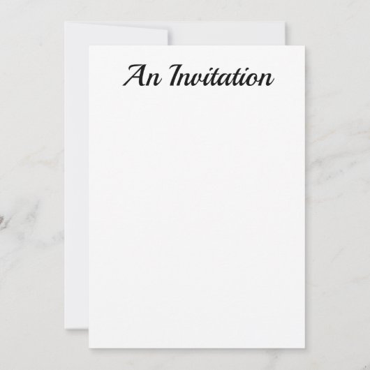 タキシードの上品な猫 招待状 (裏面)