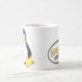 タキシードの中のLINUX Linuxのペンギンのロゴ コーヒーマグカップ (中央)