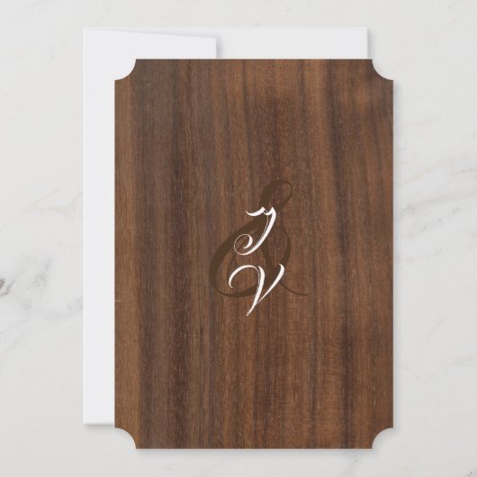 タキシードの仲人 招待状 (裏面)