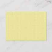 タキシードの座席表 プレイスカード (裏面)