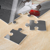 タキシードの愛らしいヴィンテージの2つのゲイの男性のカップル ジグソーパズル (側面)