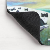 タキシードの日没 マウスパッド (コーナー)