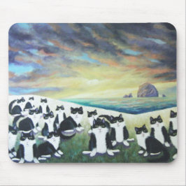 タキシードの日没 マウスパッド