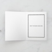 タキシードの花婿は私の花婿介添人フォーマル  カード (内部)