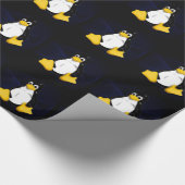 タキシードの青Sobel ラッピングペーパー (角)