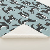 タキシードの黒猫 シェルパブランケット (3/4)