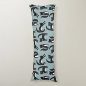 タキシードの黒猫 ボディピロー (正面縦)