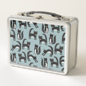 タキシードの黒猫 メタルランチボックス (正面)