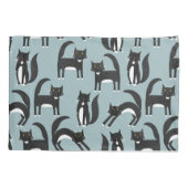 タキシードの黒猫 枕カバー (裏面-左)