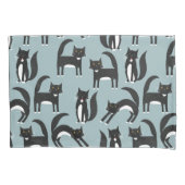 タキシードの黒猫 枕カバー (正面左)