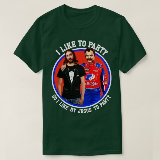 タキシードのTシャツで写真イエスを愛する Tシャツ (デザイン正面)