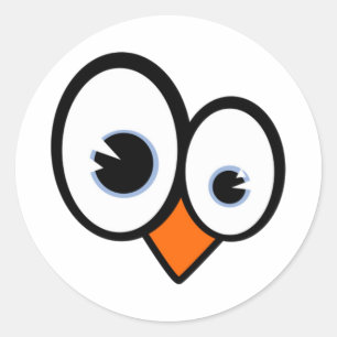 タキシードはLinuxのペンギンのステッカーを注目します ラウンドシール