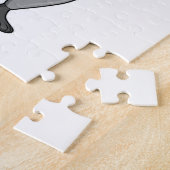 タキシードを着たアライグマ ジグソーパズル (側面)