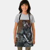 タキシードキッテンキッズエプロン エプロン (インサイチュ)