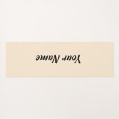 タキシードキャットオンさくらんぼの花日本のの美学 ヨガマット (裏面(横))