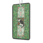 タキシードキャットファンシーデザイングリーン カーエアーフレッシュナー (左)