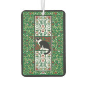 タキシードキャットファンシーデザイングリーン カーエアーフレッシュナー (裏面)