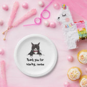 タキシードキャット誕生日紙プレート ペーパープレート (パーティー)