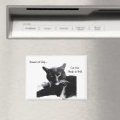 タキシードキャット シャイな笑顔 マグネット (インサイチュ (食洗機))