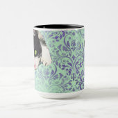 タキシードキャット&ブラックキャットオンダマスクプリント マグカップ (中央)