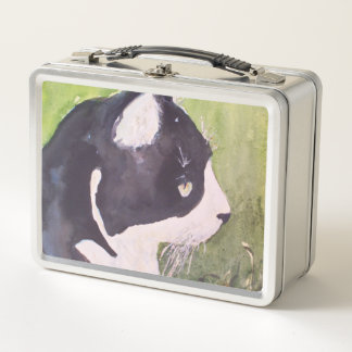 タキシードキャット モーリン・ジラール ペット 子猫 ファミリア メタルランチボックス