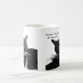 タキシードキャット+陰気な笑顔 コーヒーマグカップ (中央)