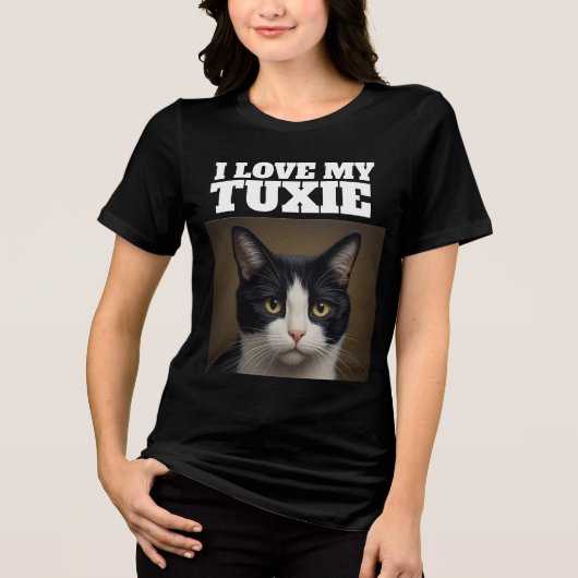タキシードキャットLOVE Tシャツ (正面)