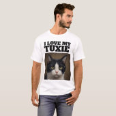タキシードキャットLOVE Tシャツ (正面フル)