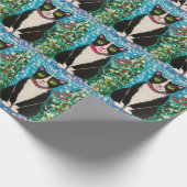 タキシードクリスマス ラッピングペーパー (角)