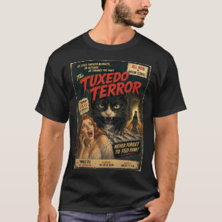タキシードテラー ホラー映画ポスターTシャツ Tシャツ