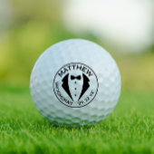 タキシードテンプレートグロムスマン花婿介添人ゴルフボール ゴルフボール