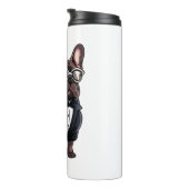 タキシードフランスののブルドッグが眼鏡をかけて タンブラー (回転右)