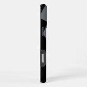 タキシードブラックタイパーソナライズされたプ iPhoneケース (右側面)