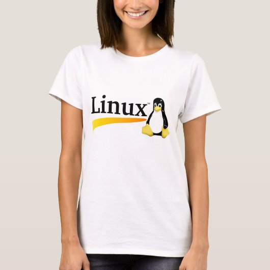 タキシードプロダクトとのLinuxのロゴ Tシャツ (正面)