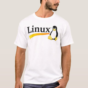 タキシードプロダクトとのLinuxのロゴ Tシャツ