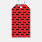 タキシードメッセージカード、ベビーシャワーラベル ギフトタグ (裏面)