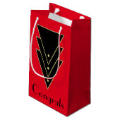 タキシードモダンアールデコ スモールペーパーバッグ (裏面アングル)