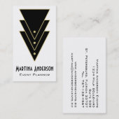 タキシードモダンアールデコ 名刺 (正面/裏面)