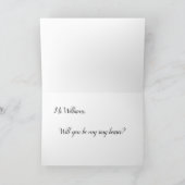 タキシードリングや輪持参者提案カード カード (内部)