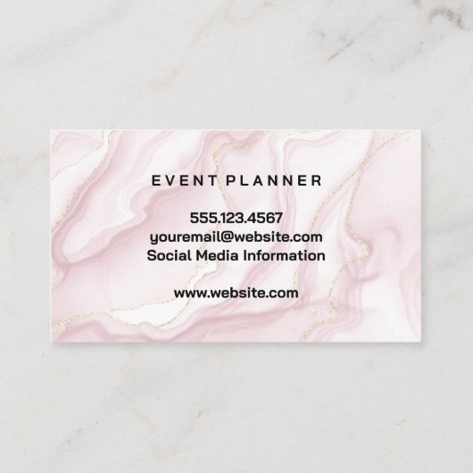 タキシードワイングラスのロゴ |ケータリングイベント 名刺 (裏面)