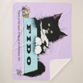 タキシード子天犬の丼 シェルパブランケット (正面)