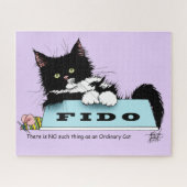 タキシード子天犬の丼 ジグソーパズル (横)