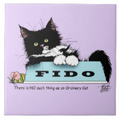 タキシード子天犬の丼 タイル (正面)