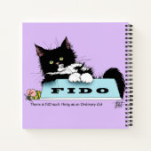 タキシード子天犬の丼 ノートブック (裏面)